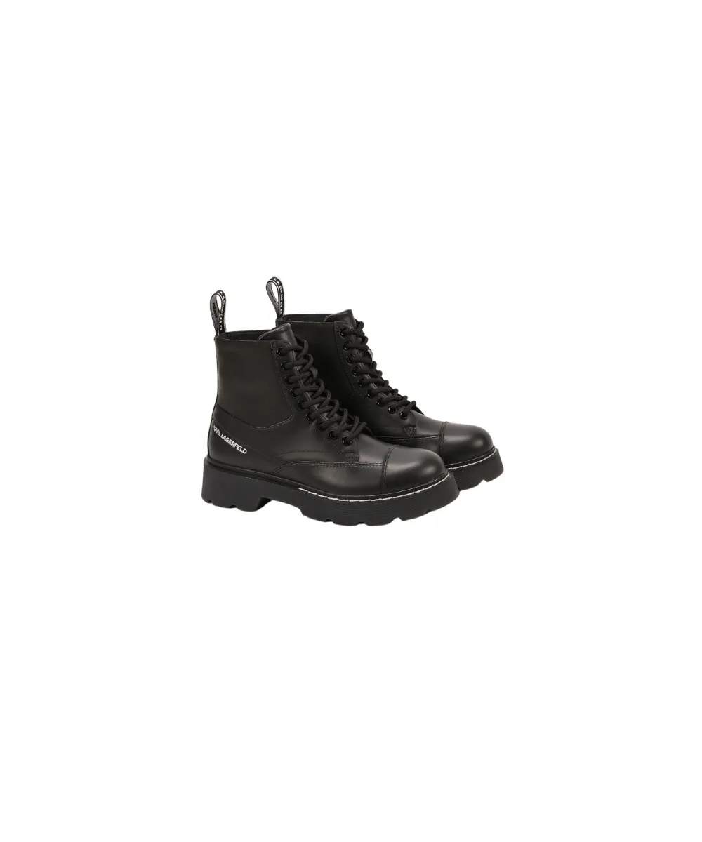 KARL LAGERFELD ANKLE BOOTS IN BLACK