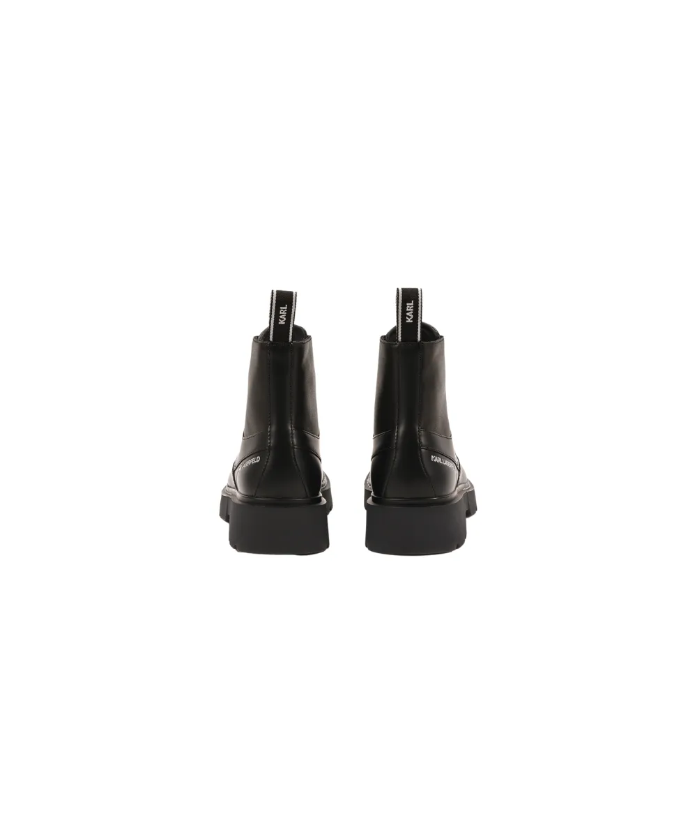 KARL LAGERFELD ANKLE BOOTS IN BLACK
