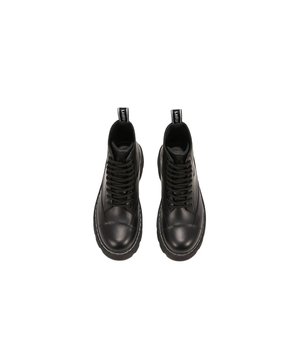 KARL LAGERFELD ANKLE BOOTS IN BLACK