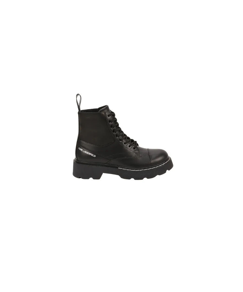 KARL LAGERFELD ANKLE BOOTS IN BLACK